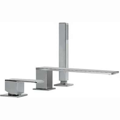 Tres Cuadro Badmengkraan voor randset met handdouche Chroom 00616103