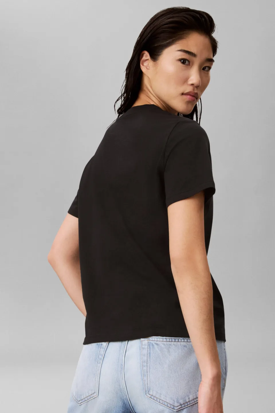 Calvin Klein JEANS T-shirt met logo - zwart, foto 5