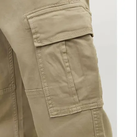 Jack & Jones loose fit gebreide cargobroek beige, foto 5