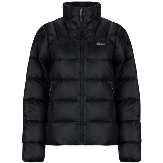 Patagonia Donsjas Patagonia W'S FITZ ROY DOWN JKT Zwart/Grijs