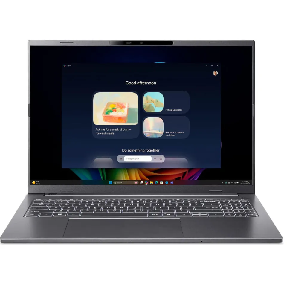 Acer Aspire 16 AI A16-52M-59QP laptop grijs, foto 2