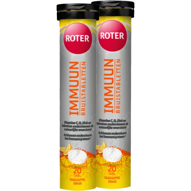 Roter Immuun bruistabletten met vitamine C en D