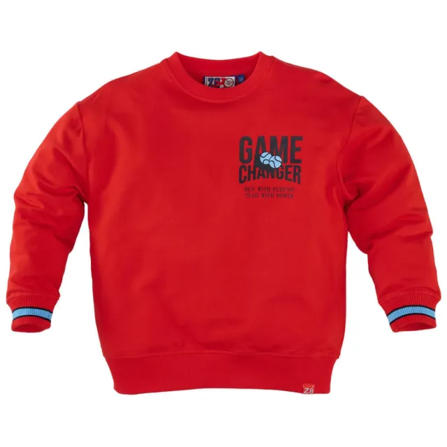 Z8 kids sweater met backprint - rood