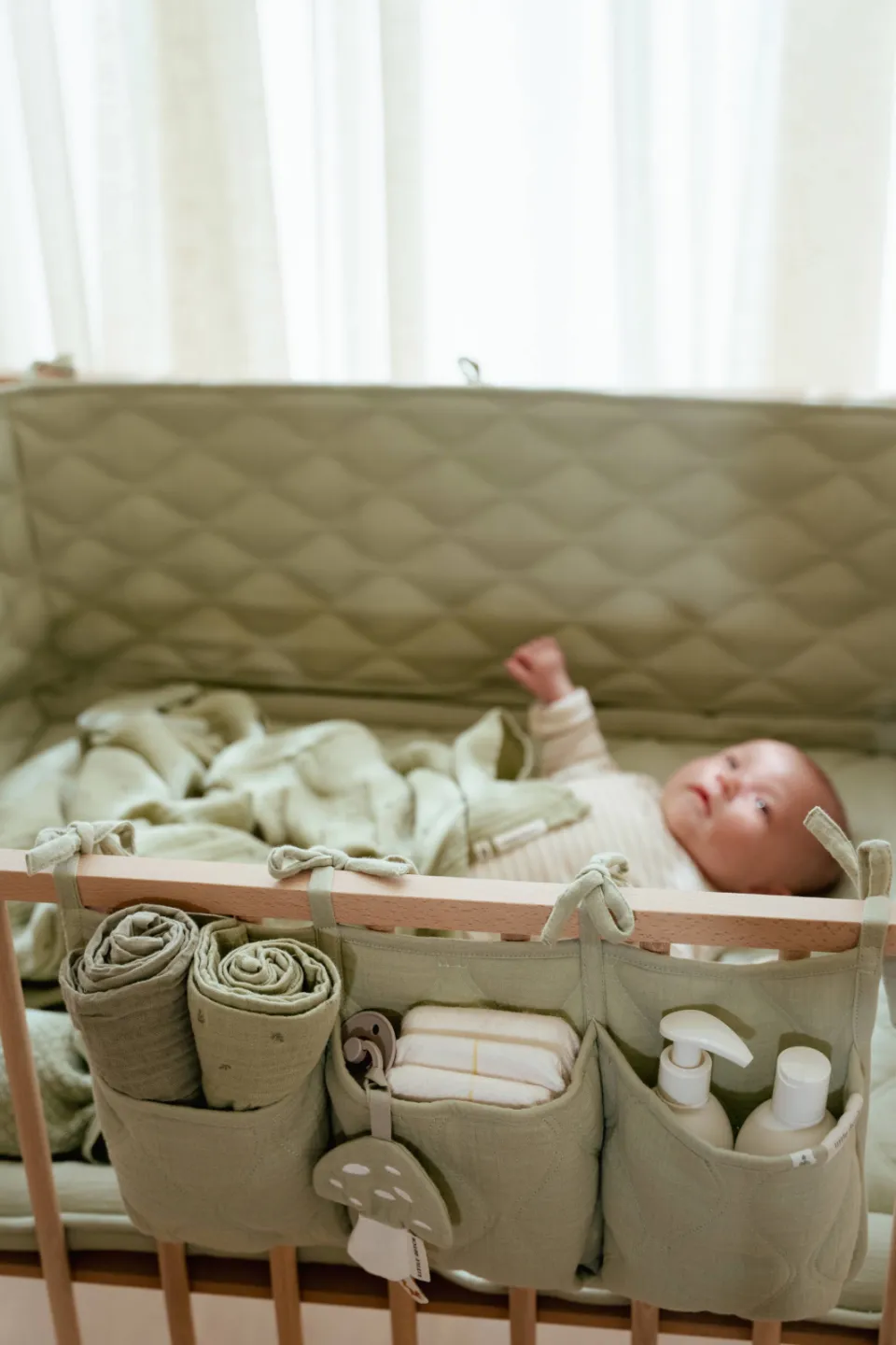 Little Dutch hydrofiel swaddle doeken Pure Sage groen, foto 2