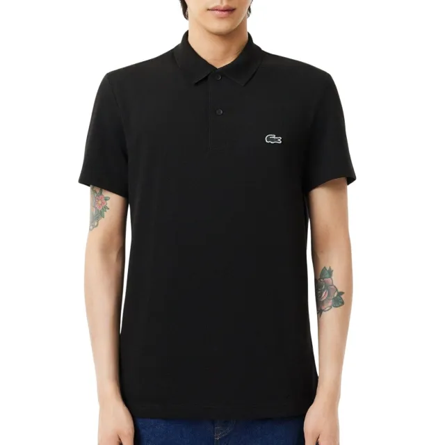 Lacoste Regular Fit Polo Heren zwart