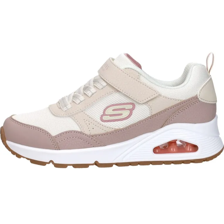 Skechers Uno Mesh Pop lage sneakers beige, foto 2