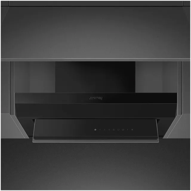 Smeg KSGT64BLV afzuigkap zwart Matt Black
