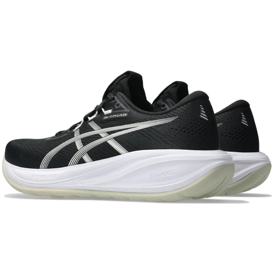 Asics Gel-Cumulus 28 mesh hardloopschoenen - zwart/wit, foto 5