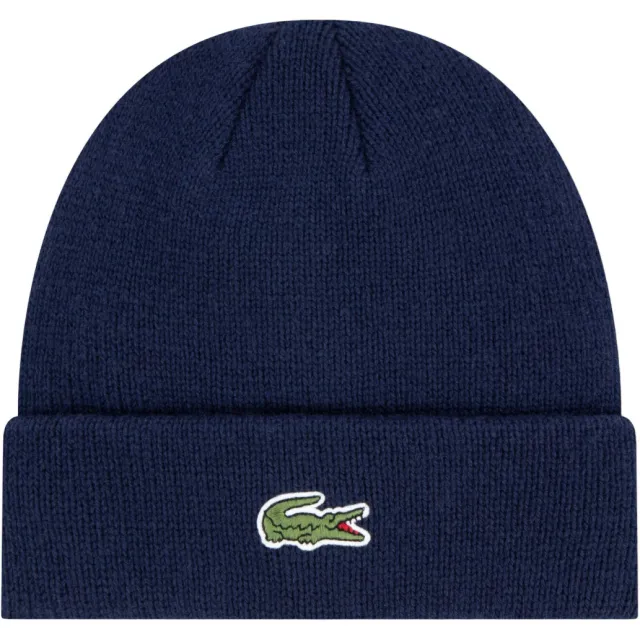Lacoste muts met logo - donkerblauw