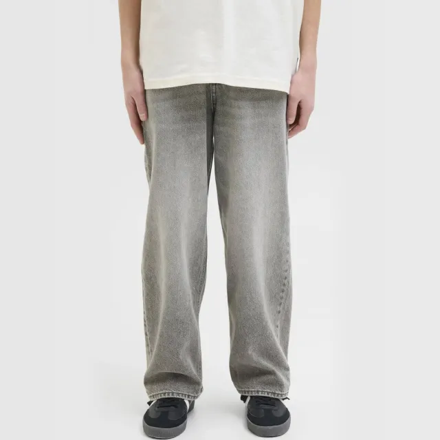 Jack & Jones JUNIOR high waist baggy fit jeans grey denim