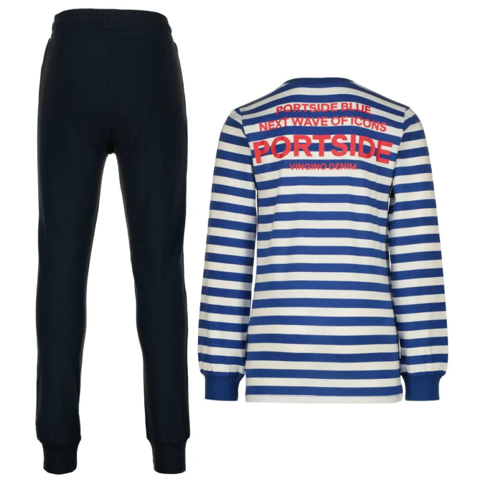 Vingino pyjama met print blauw, foto 4