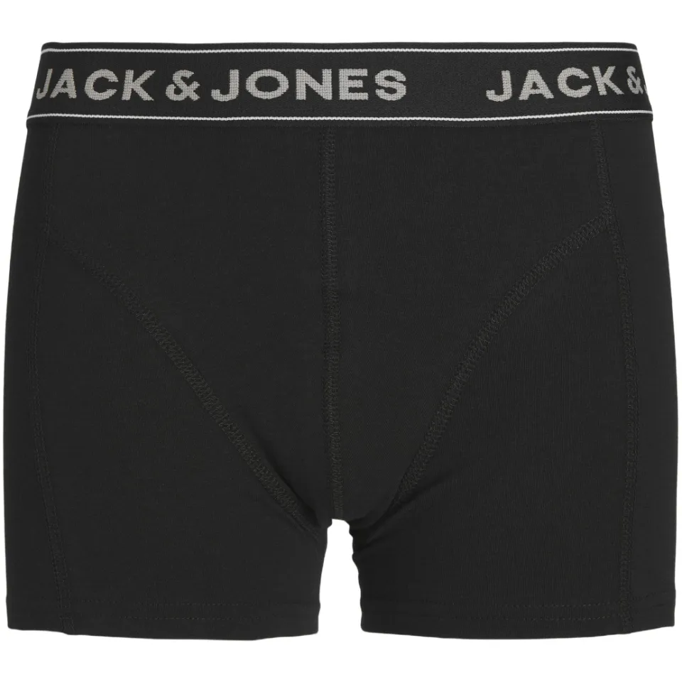 Jack & Jones Junior boxershorts donkergrijs set van 3 donkergrijs/donkergroen/zwart, foto 5