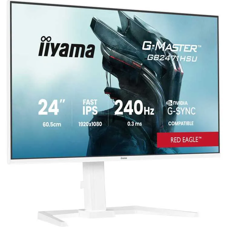 Iiyama G-Master GB2471HSU-W1 gamingmonitor, foto 2