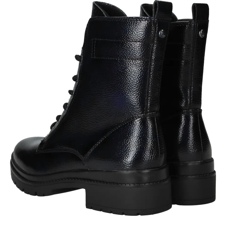 Tamaris veterboots blauw lak, foto 5