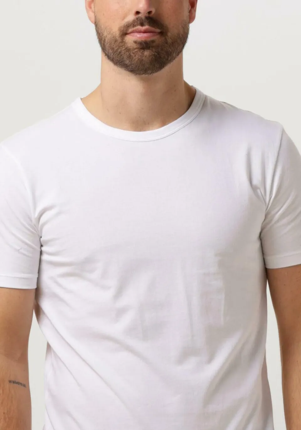 Boss Black Heren Polo's & T-shirts Tshirtrn 2p Modern - Wit, foto 4
