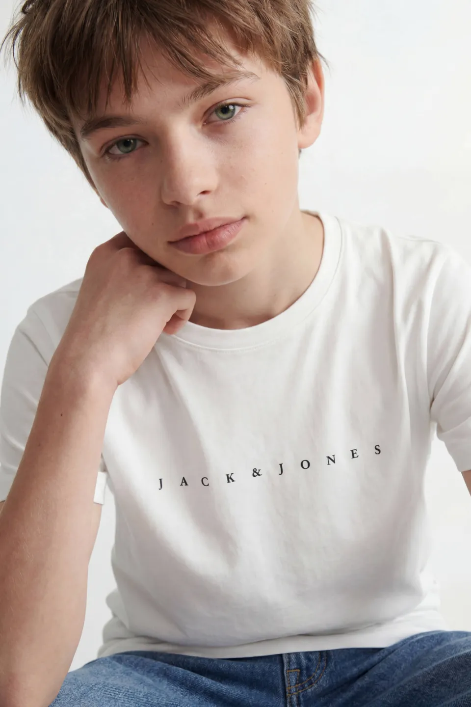Jack & Jones T-shirt JJESTAR wit, foto 5