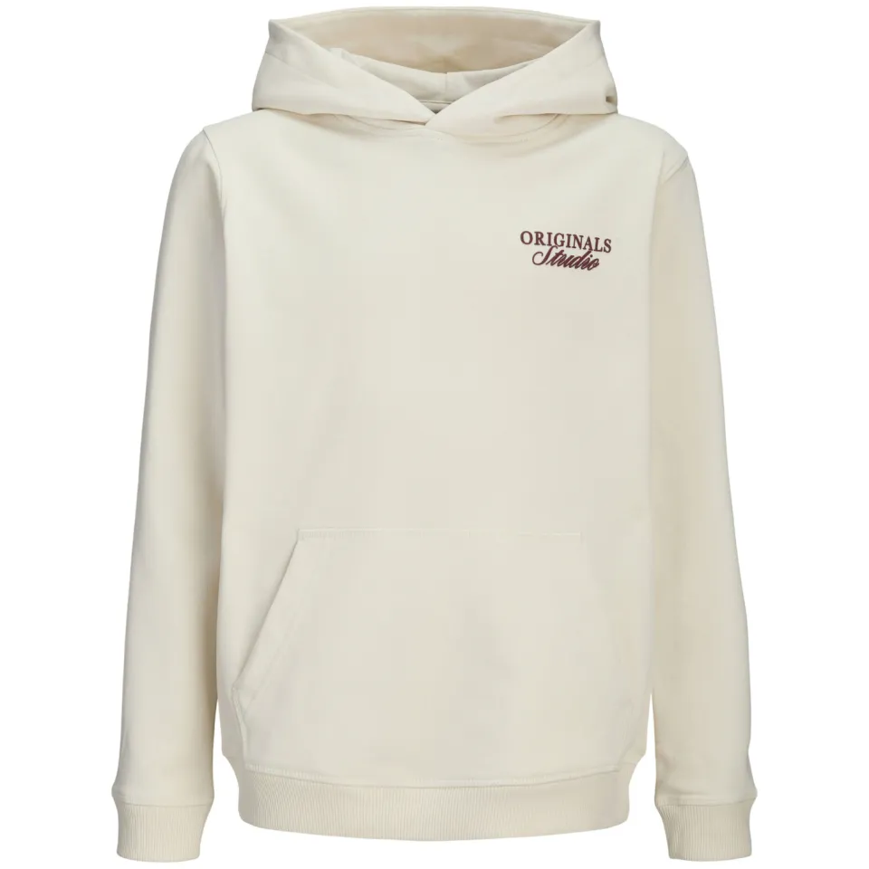 Jack & Jones JUNIOR hoodie met backprint ecru, foto 2