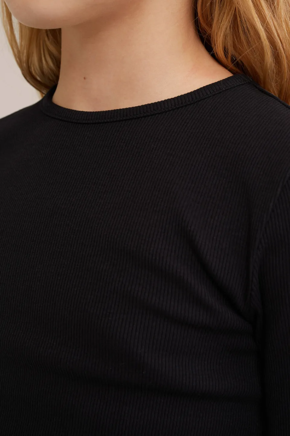 WE Fashion longsleeve zwart/wit set van 2, foto 6