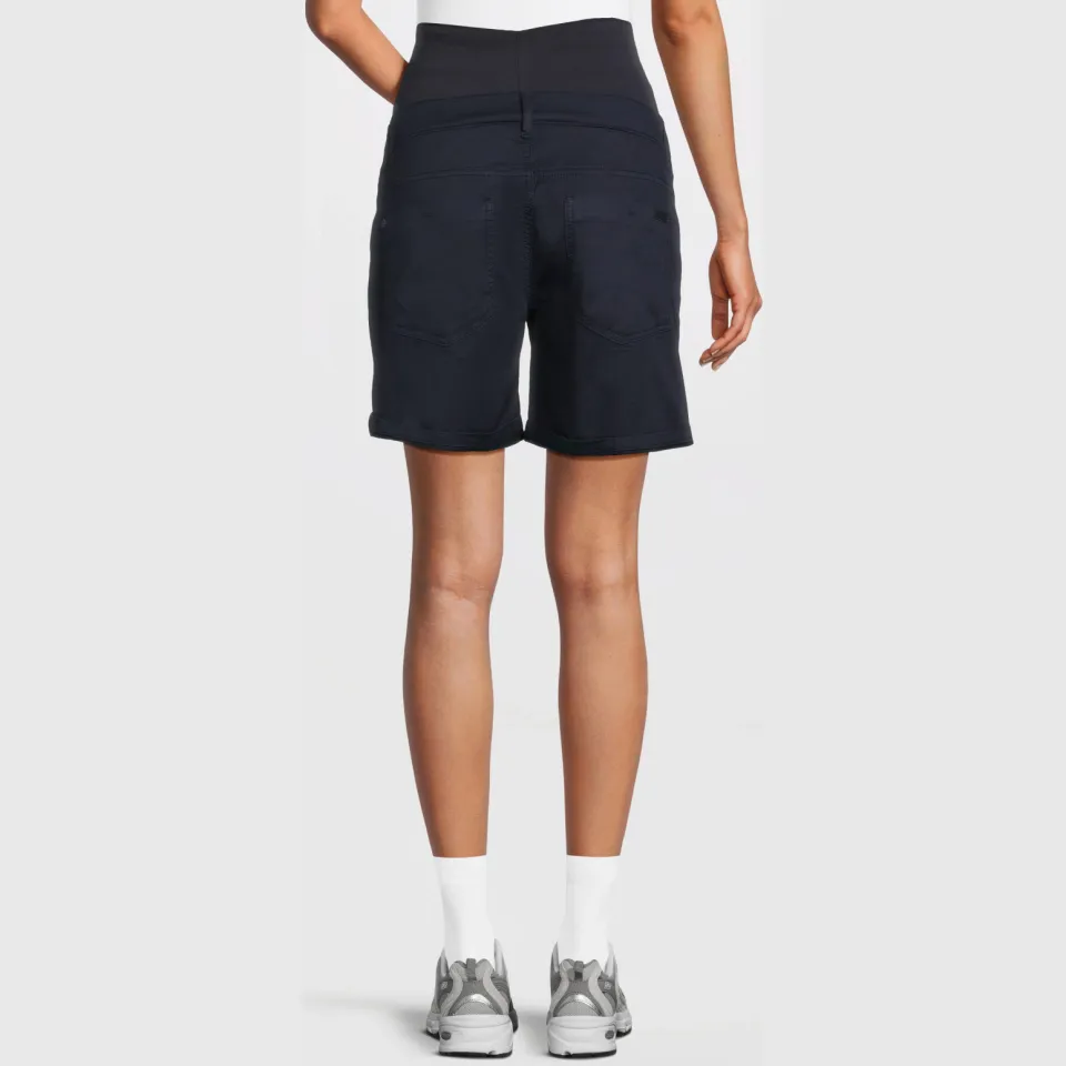 LOVE2WAIT regular waist zwangerschaps korte broek donkerblauw, foto 4