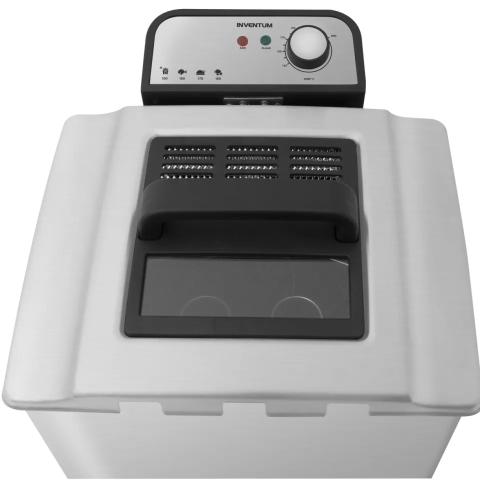 Inventum GF750S frituurpan grijs, foto 2