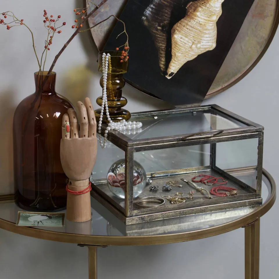 WOOOD Goddess bijzettafel antique brass, foto 4
