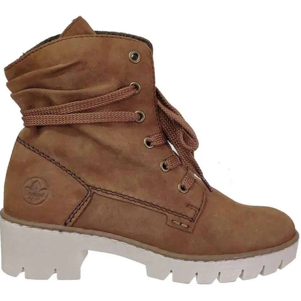 Rieker Veterschoenen Hoog donkerbruin, foto 3