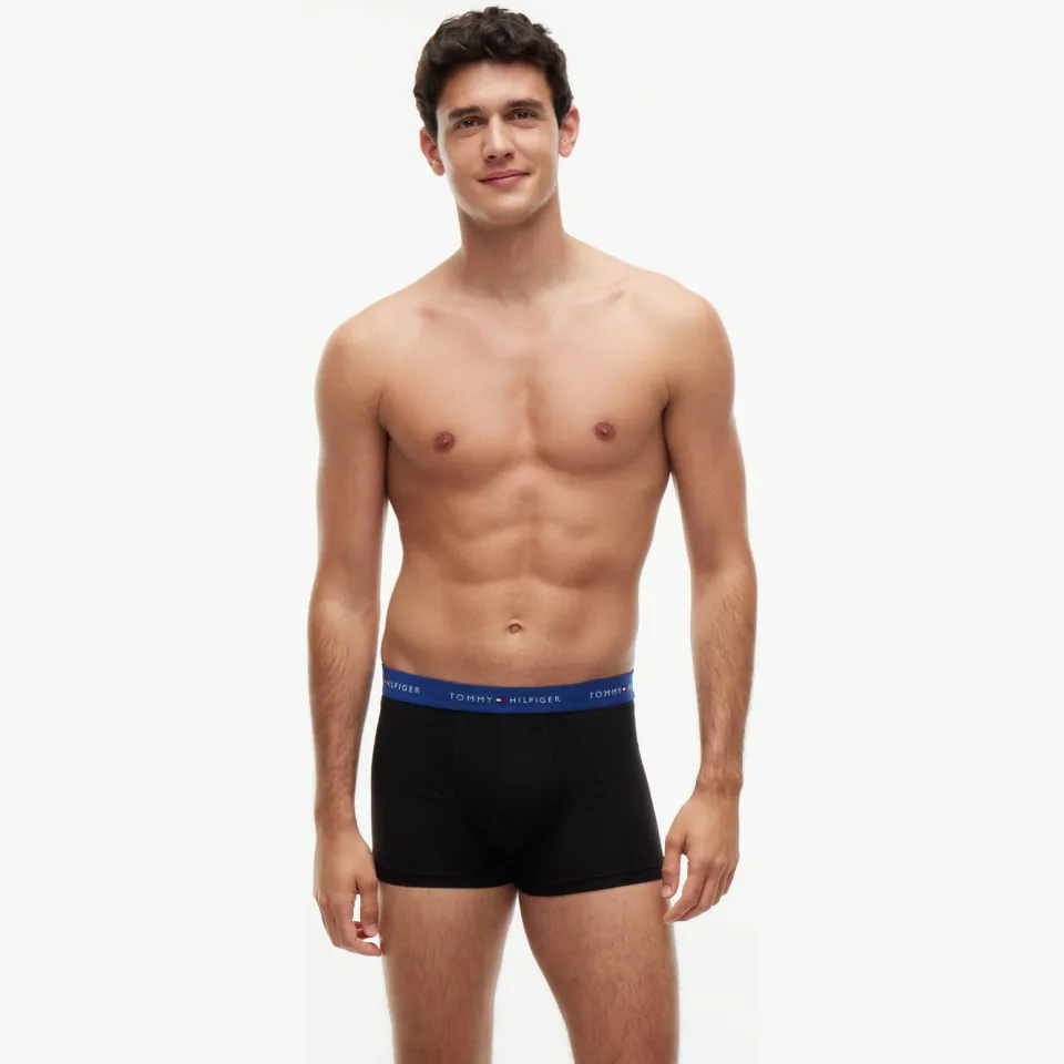 Tommy Hilfiger Repeat Logo Trunk boxershorts heren 7-pack zwart