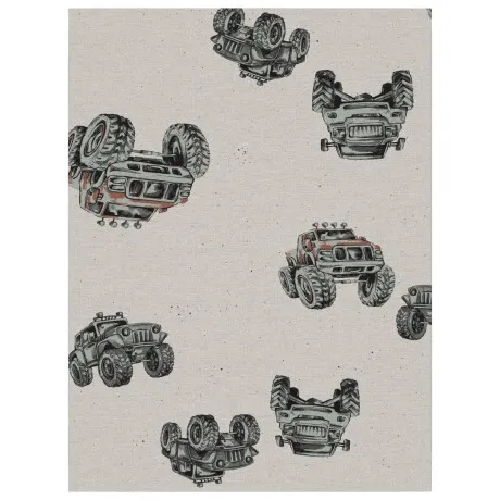 NAME IT Peyote Monster Truck pyjama ecru/zwart, foto 3