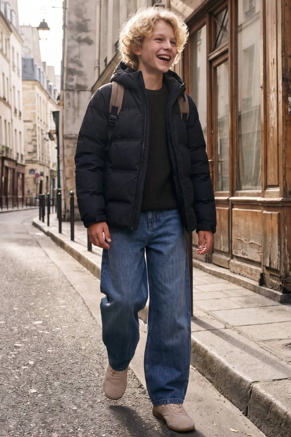 Jack & Jones JUNIOR gebreide trui - donkerbruin, foto 5
