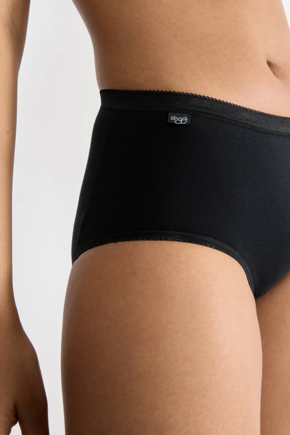 Sloggi Basic+ midislip (set van 4) zwart, foto 6
