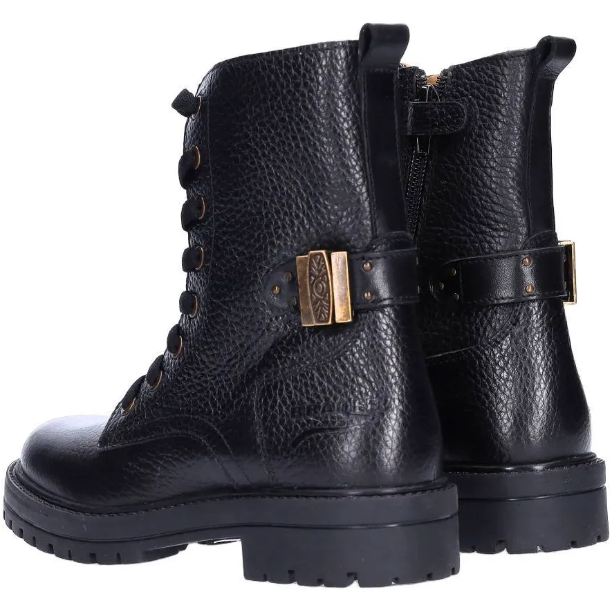 Braqeez leren enkelboots - zwart, foto 6