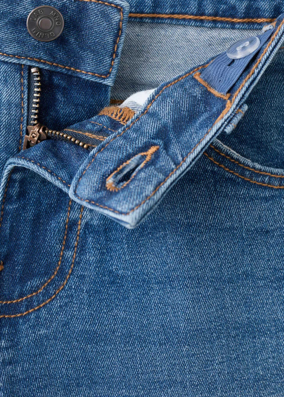 Mango Kids denim short medium blue denim, foto 6