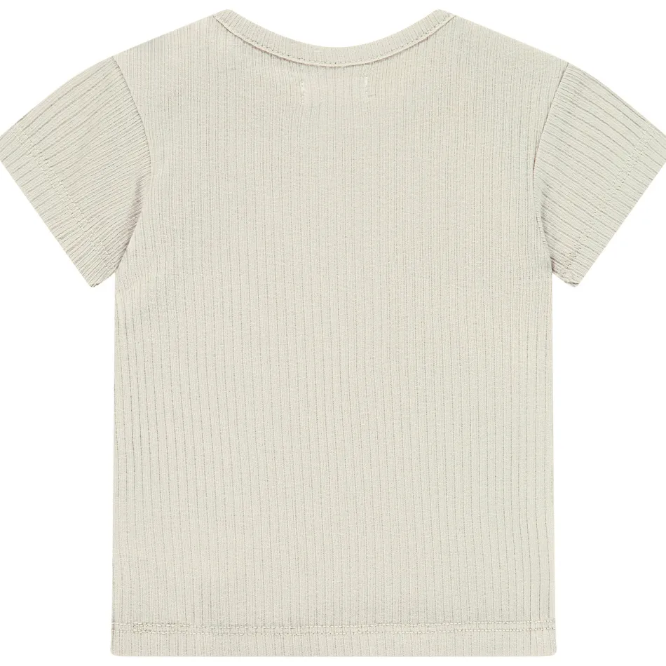 A Tiny Story t-shirt rib beige, foto 2