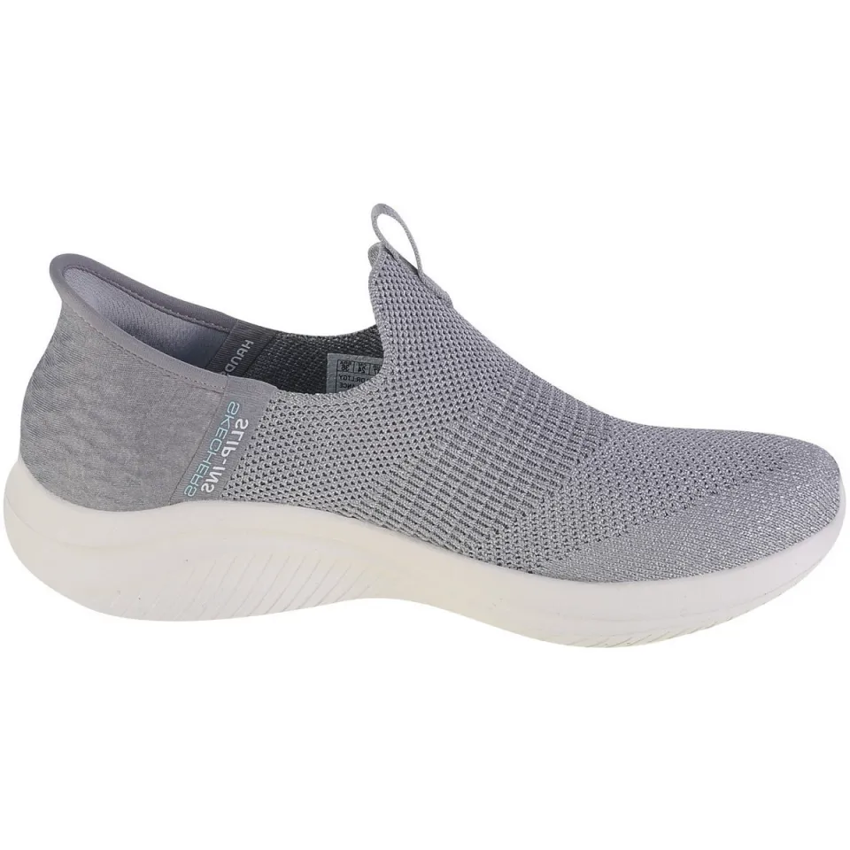 Skechers Slip-ins Ultra Flex 3.0 instapper lichtgrijs, foto 3