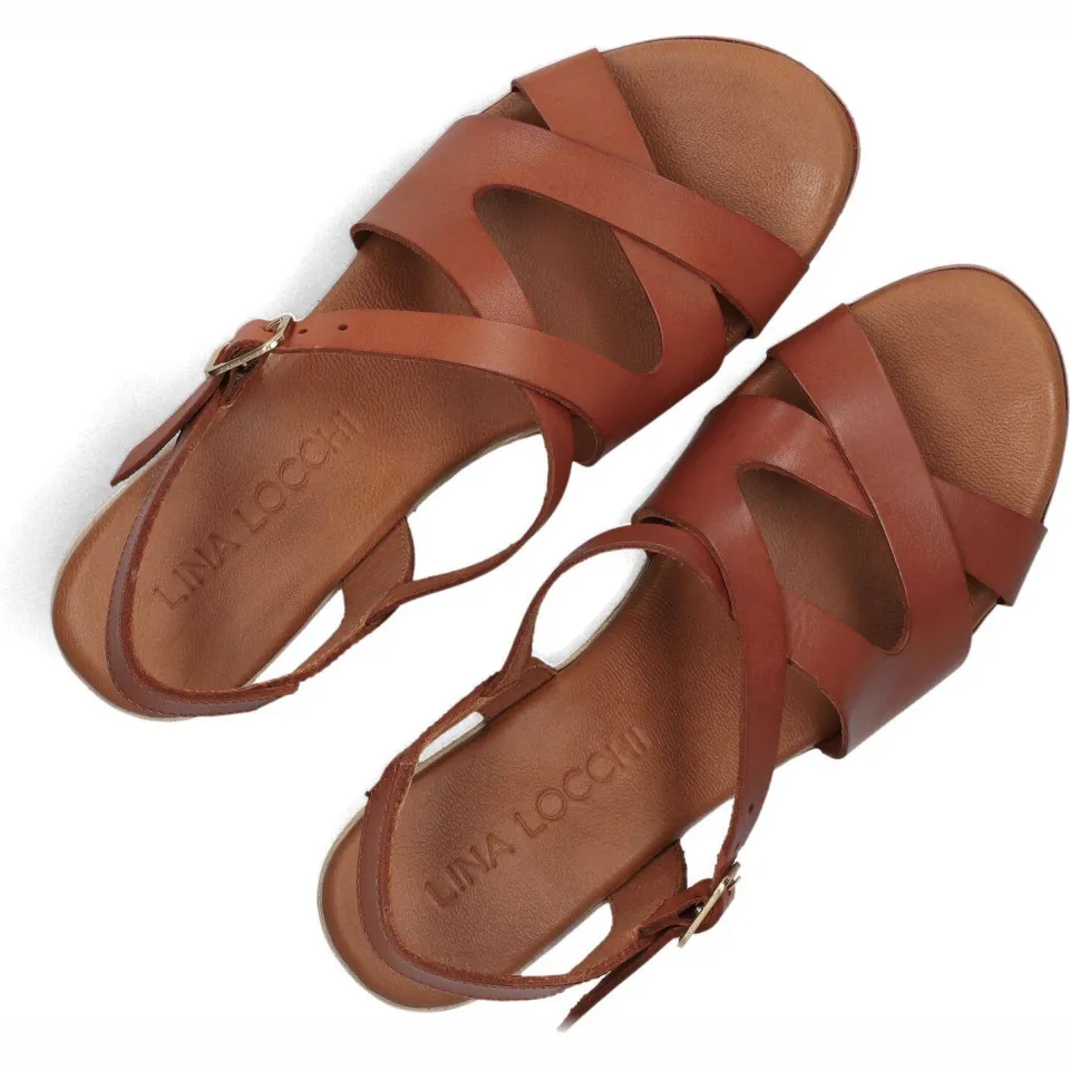 Lina Locchi Sandalen 5547 Cognac, foto 4