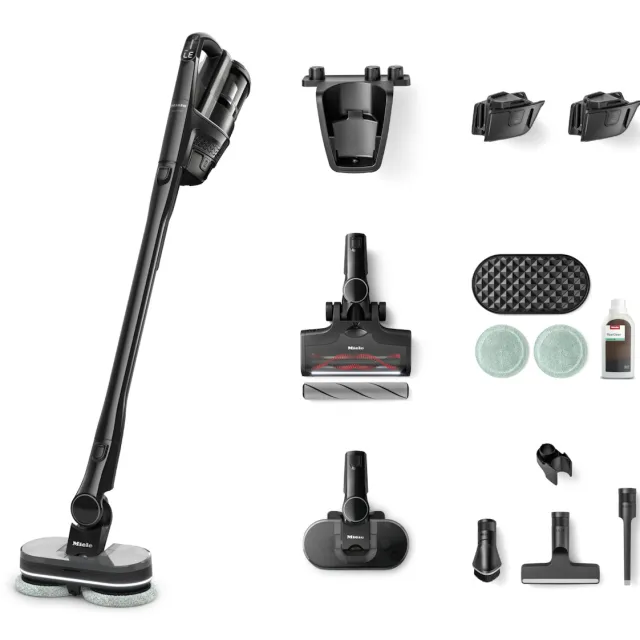 Miele Triflex HX3 Plus Aqua Steelstofzuiger zonder zak Zwart