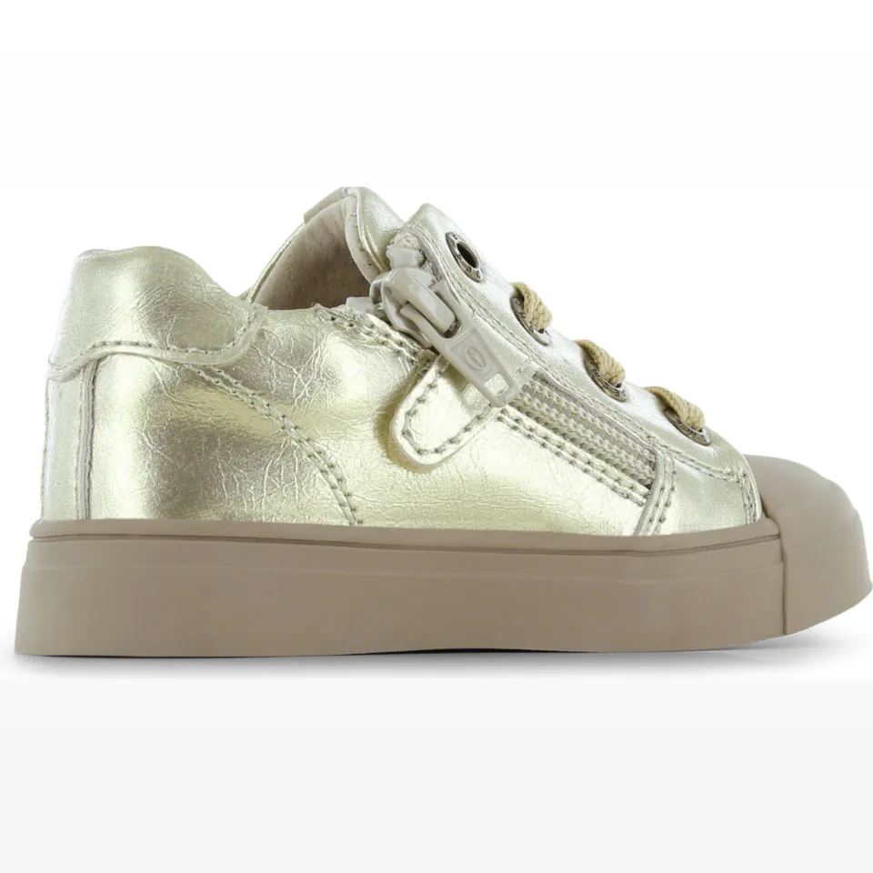 Shoesme suède sneakers - goud, foto 4