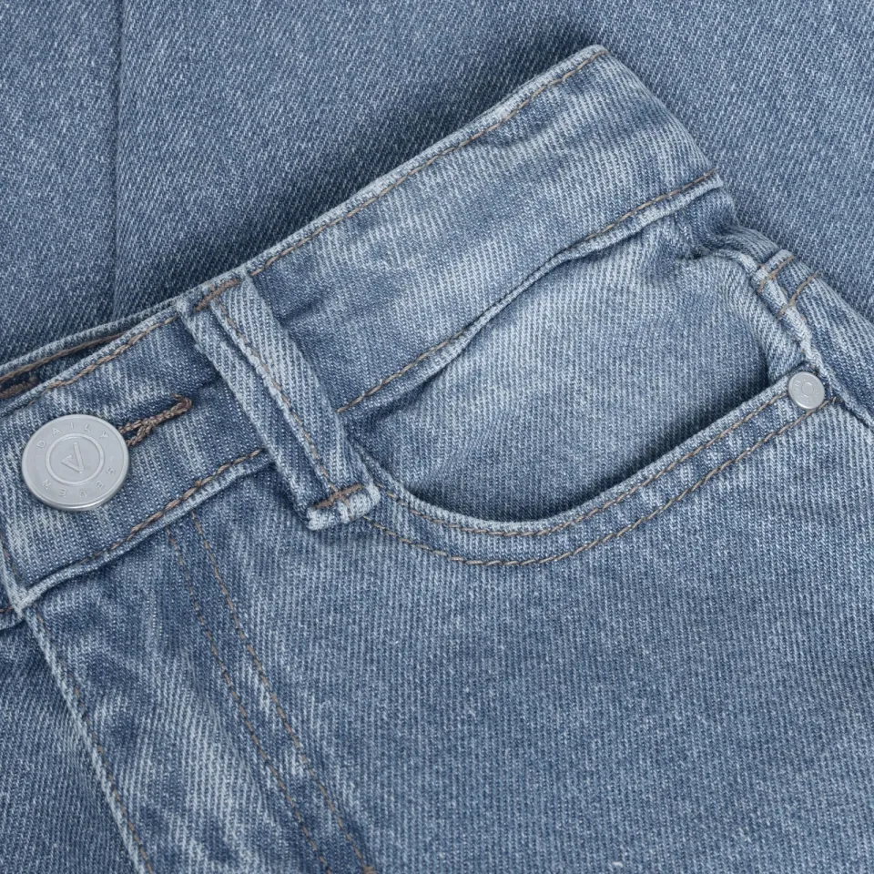 Daily7 barrel jeans lichtblauw blue denim, foto 8