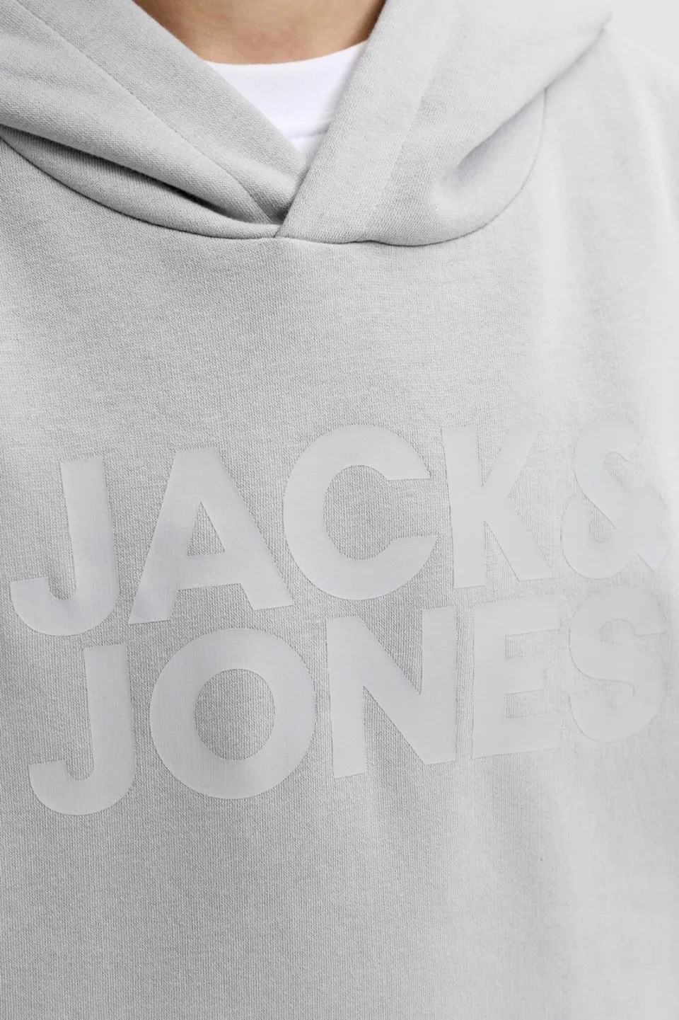 Jack & Jones JUNIOR hoodie lichtgrijs, foto 6