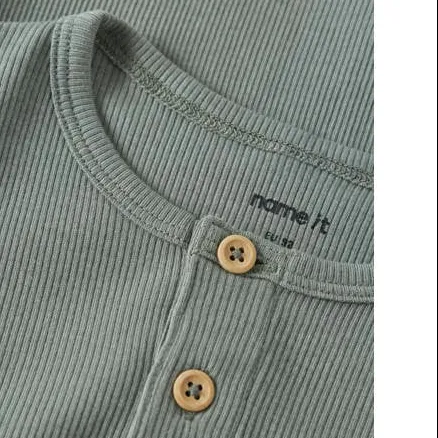 NAME IT MINI T-shirt grijsgroen, foto 4