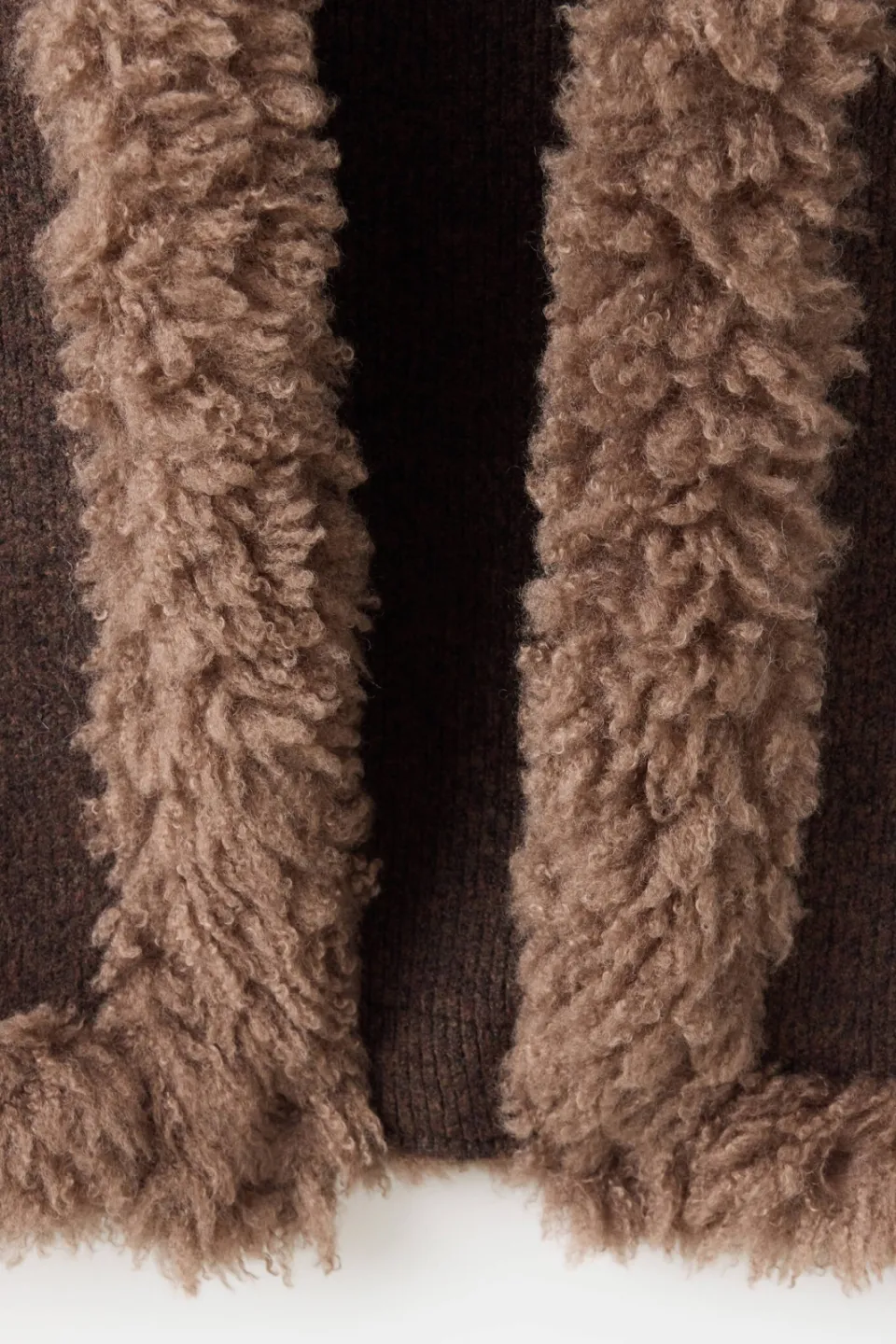 Mango TEEN wollen gilet - bruin, foto 7