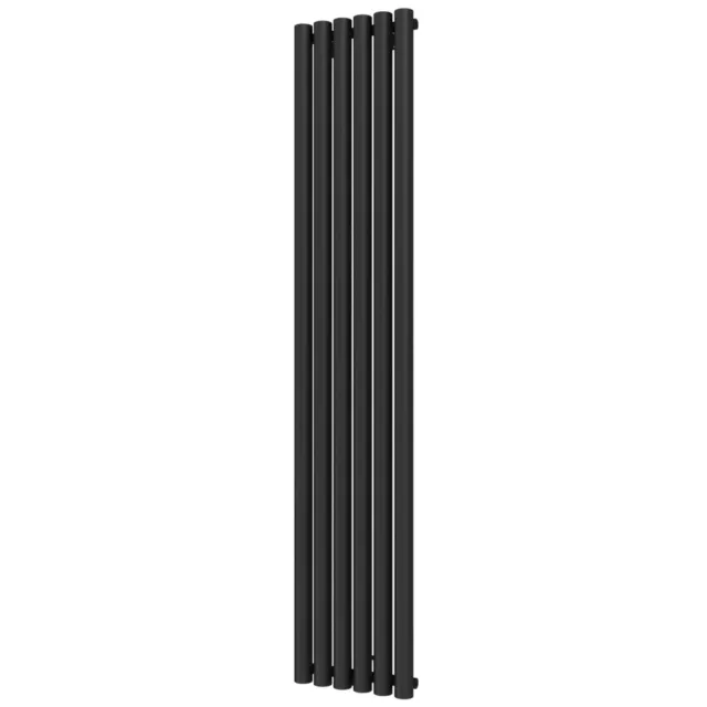 Plieger Designradiator Plieger Trento 814 Watt Middenaansluiting 180x35 cm Black Graphite