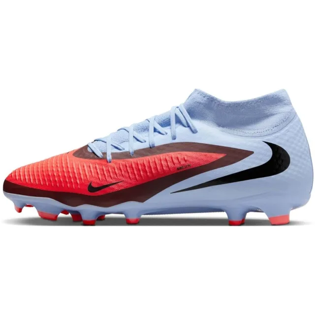 Voetbalschoenen Nike Phantom 6 High Academy FG/MG rood dessin