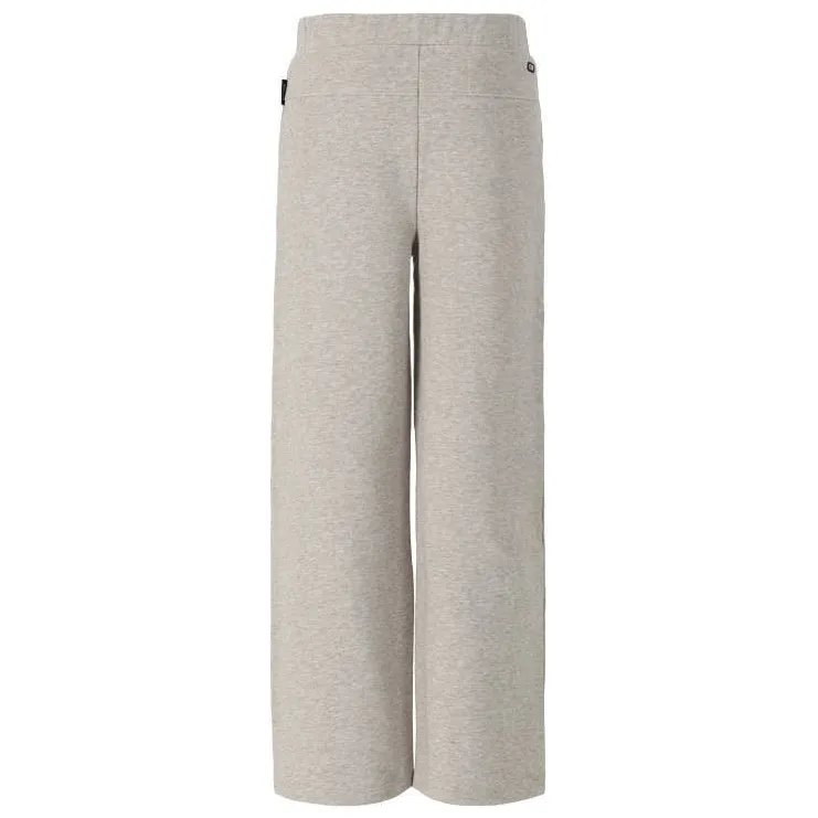 Retour Jeans wide leg joggingbroek grijs melange