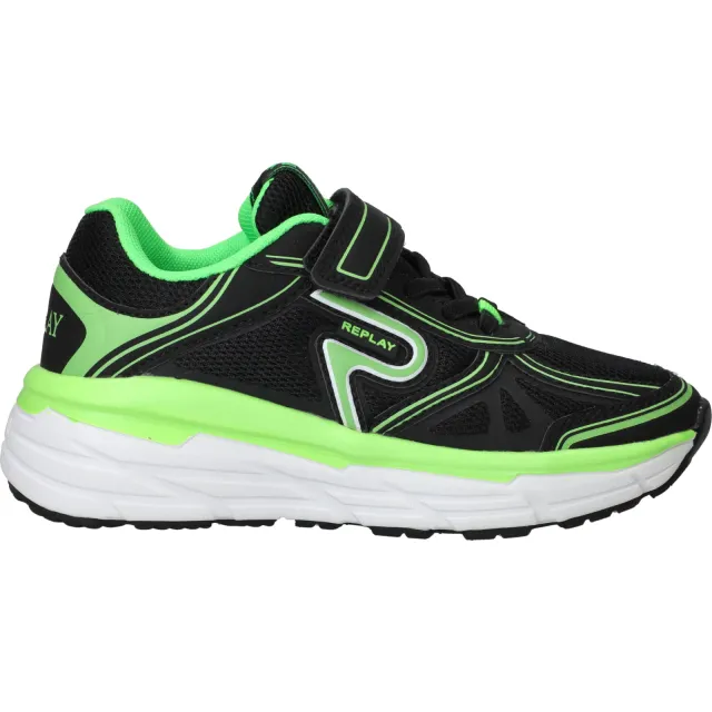 Replay Christal Jr 11 sneakers zwart