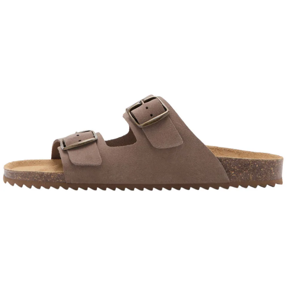 Mango Kids Tiener leren sandalen bruin, foto 3