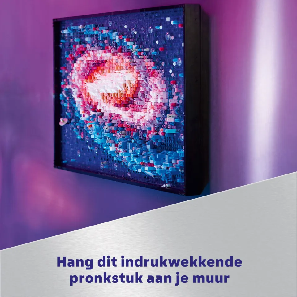Lego Art Het Melkwegstelsel Ruimte Wanddecoratie en Bouwpakket voor Volwassenen 31212, foto 2