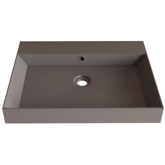 Gliss Design Lako wastafel 70 cm mat leigrijs