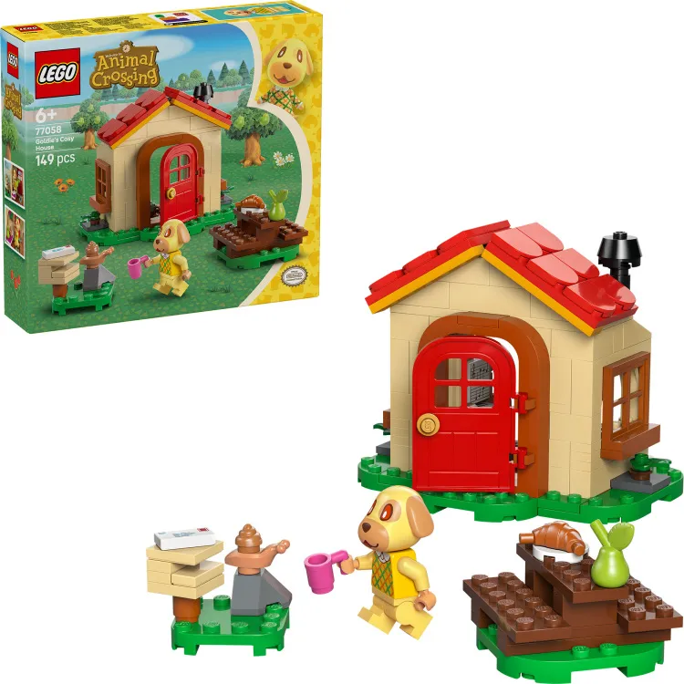 Lego Animal Crossing Goldies knusse huisje 77058, foto 2