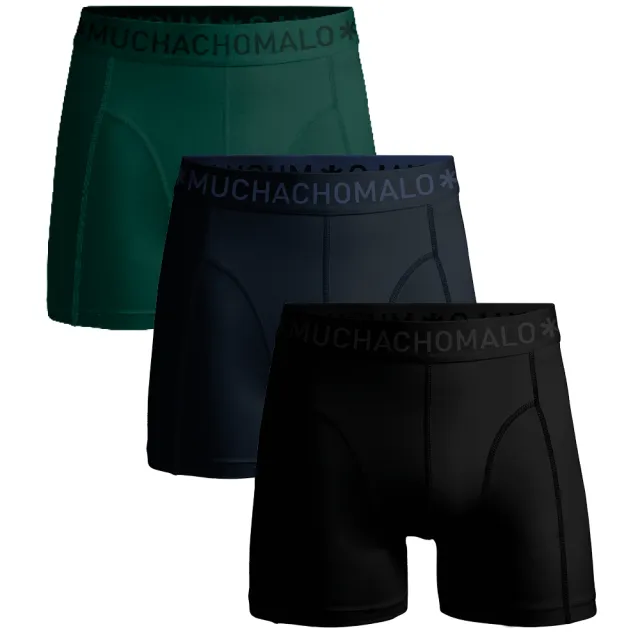 Muchachomalo Heren 3-pack Boxershorts veelkleurig, foto 2